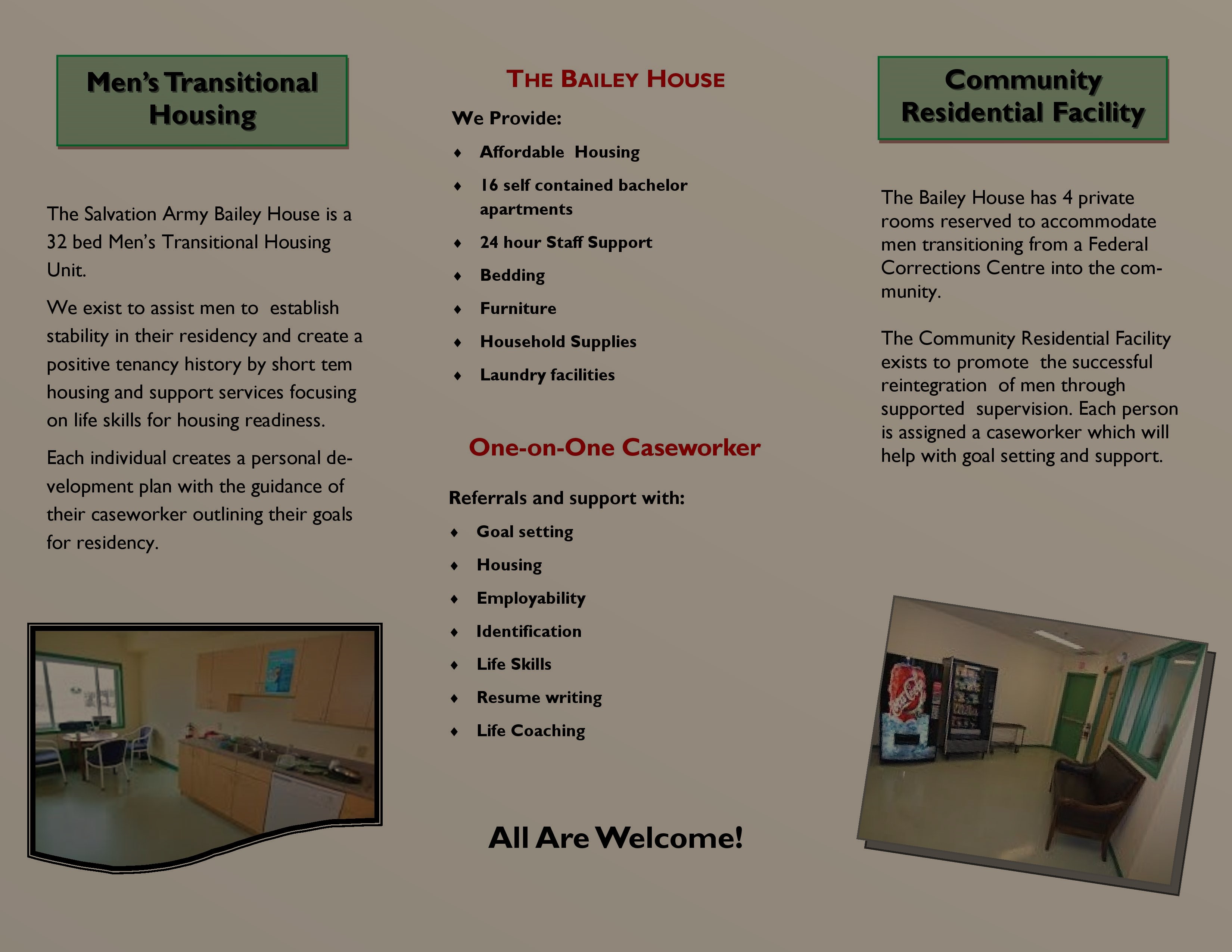 The Bailey House Brochure